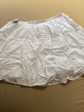 wild fable White Eyelet Circle Skirt